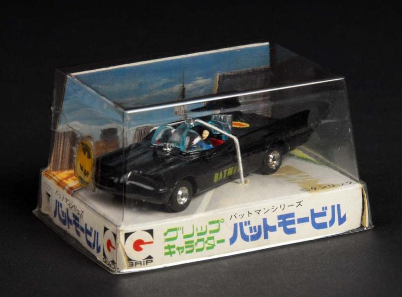 Appraisal: Batmobile Toy Description Japanese Made by Grip Series MIB Accessories