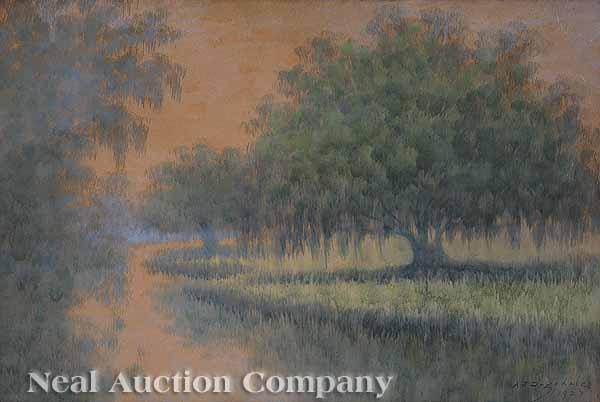 Appraisal: Alexander John Drysdale American Louisiana - Louisiana Bayou oil wash