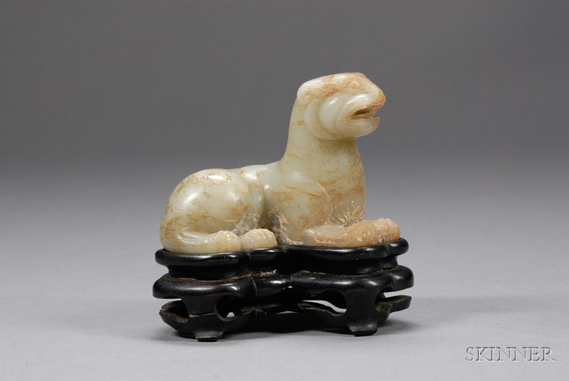 Appraisal: Jade Carving of a Lion probably Han period nd century