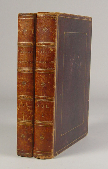 Appraisal: Two Books Switzerland Illustrated By William Beattie London Volume with