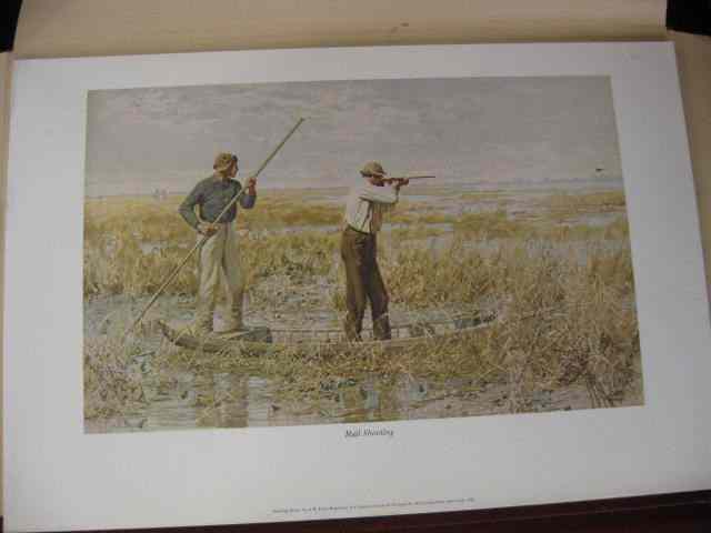 Appraisal: A B Frost ''Shooting Pictures'' Portfolio duck hunting lithographs in