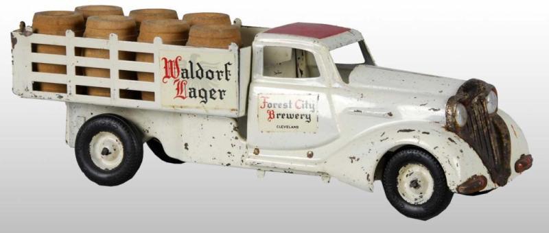 Appraisal: Pressed Steel Metalcraft Waldorf Lager Truck Toy Description American Art