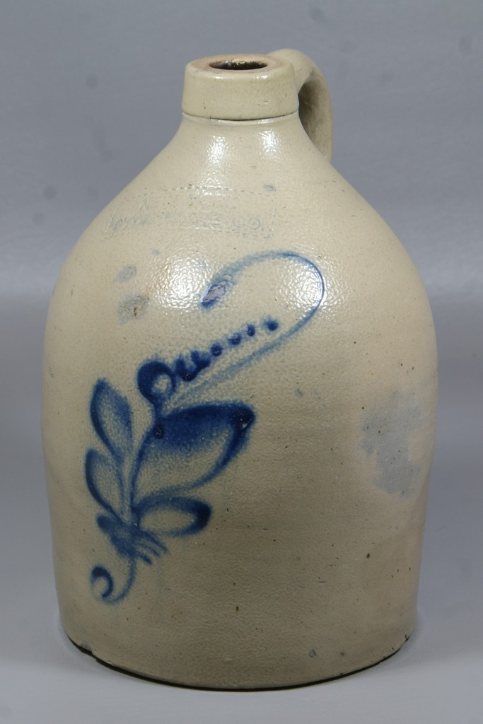 Appraisal: gallon New York Stoneware Co stoneware jug with cobalt blue