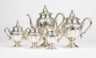 Appraisal: A Revere Silversmiths sterling silver tea service - Brooklyn NY