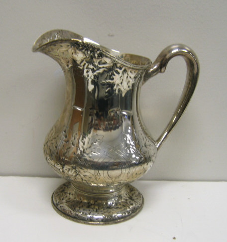 Appraisal: ELEDER-HICKOK STERLING SILVER PITCHER For Whelan Aehle Hutchinson Saint Louis