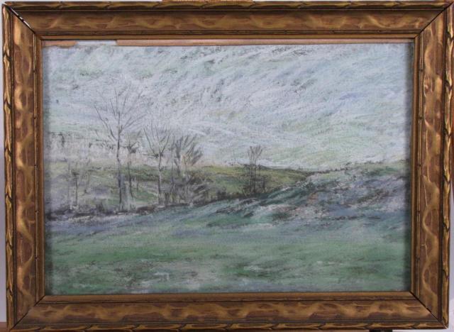 Appraisal: George Hebert Baker IN - x Pastel signed lower right