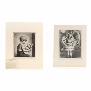 Appraisal: Two Associated American Artists Lithographs Picturing Children to include Picture