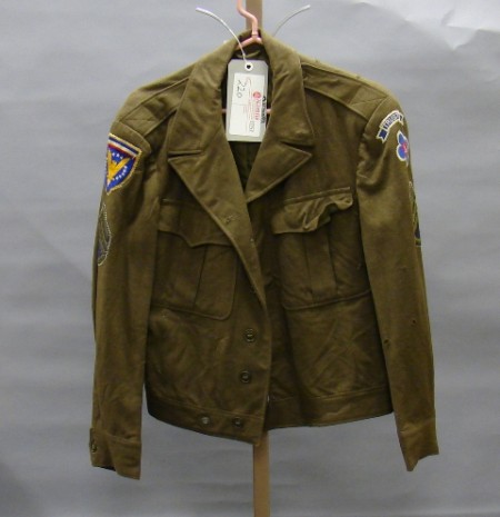 Appraisal: US WWII period Ike jacket for enlisted personel Jacket bears