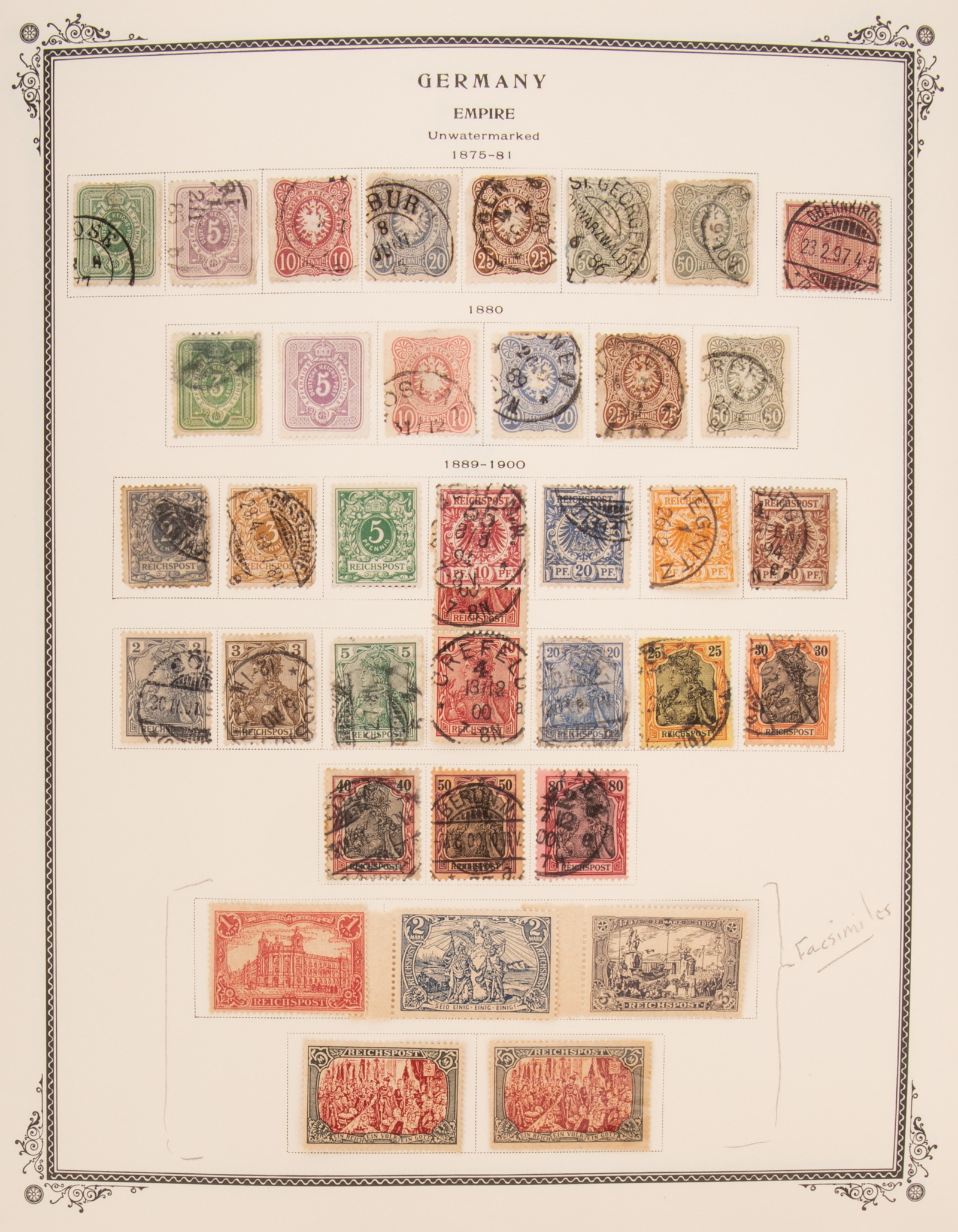 Appraisal: COLLECTION OF GERMAN POSTAGE STAMPS - Comprising issues of the