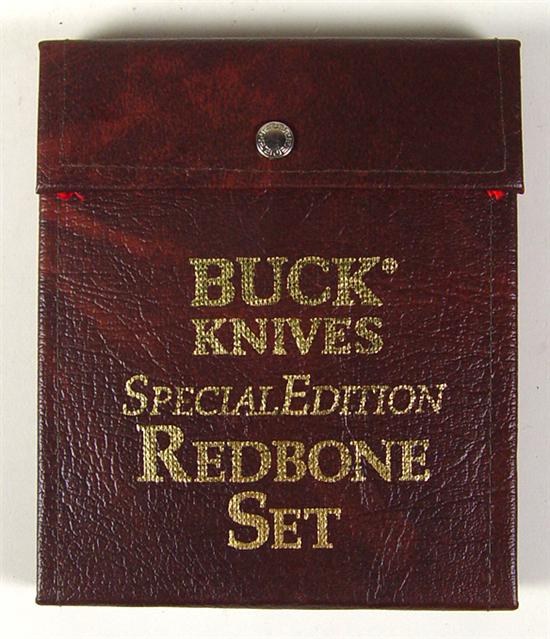 Appraisal: Buck Knives Special Edition Set - Red Bone Set of