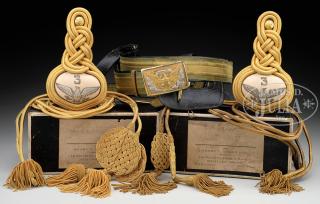 Appraisal: BEAUTIFUL SET OF SPANISH-AMERICAN WAR COLONEL'S REGALIA IN ORIGINAL BOXES