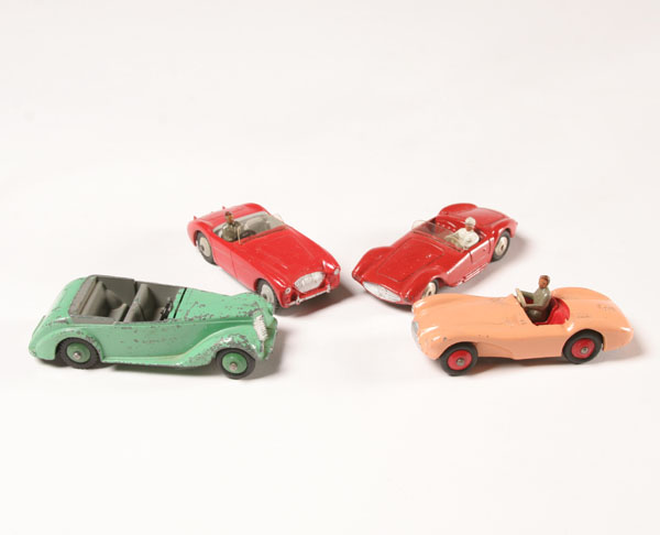 Appraisal: Dinky sports cars Maserati Aston Martin Armstrong and Austin Healey