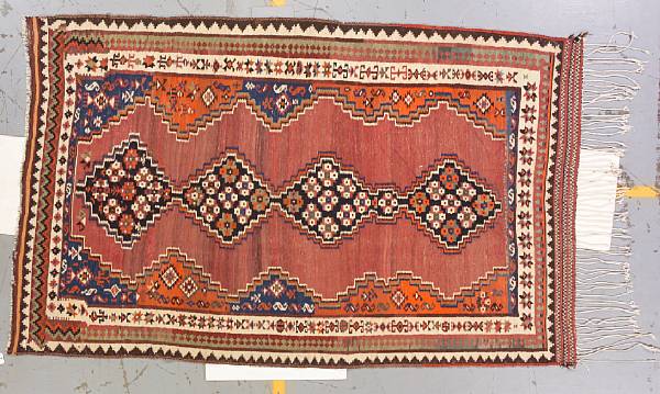 Appraisal: A Qashq'ai kilim Southwest Persia Circa size approximately ft in