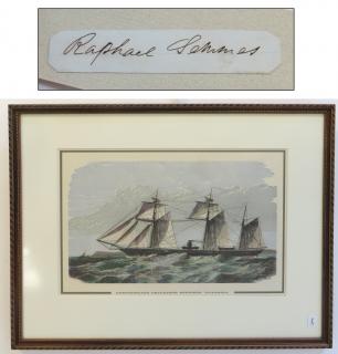 Appraisal: Raphael Semmes Autograph The Boat He Captained The Alabama Raphael