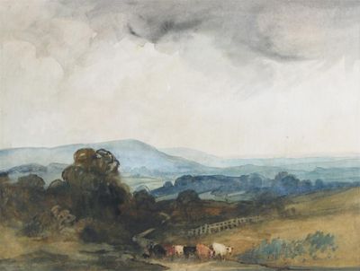 Appraisal: Alfred William Rich - View of the South Downs Sussex