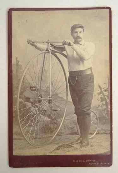 Appraisal: Cabinet Card High wheel ordinary ''Taylor Rochester NY''