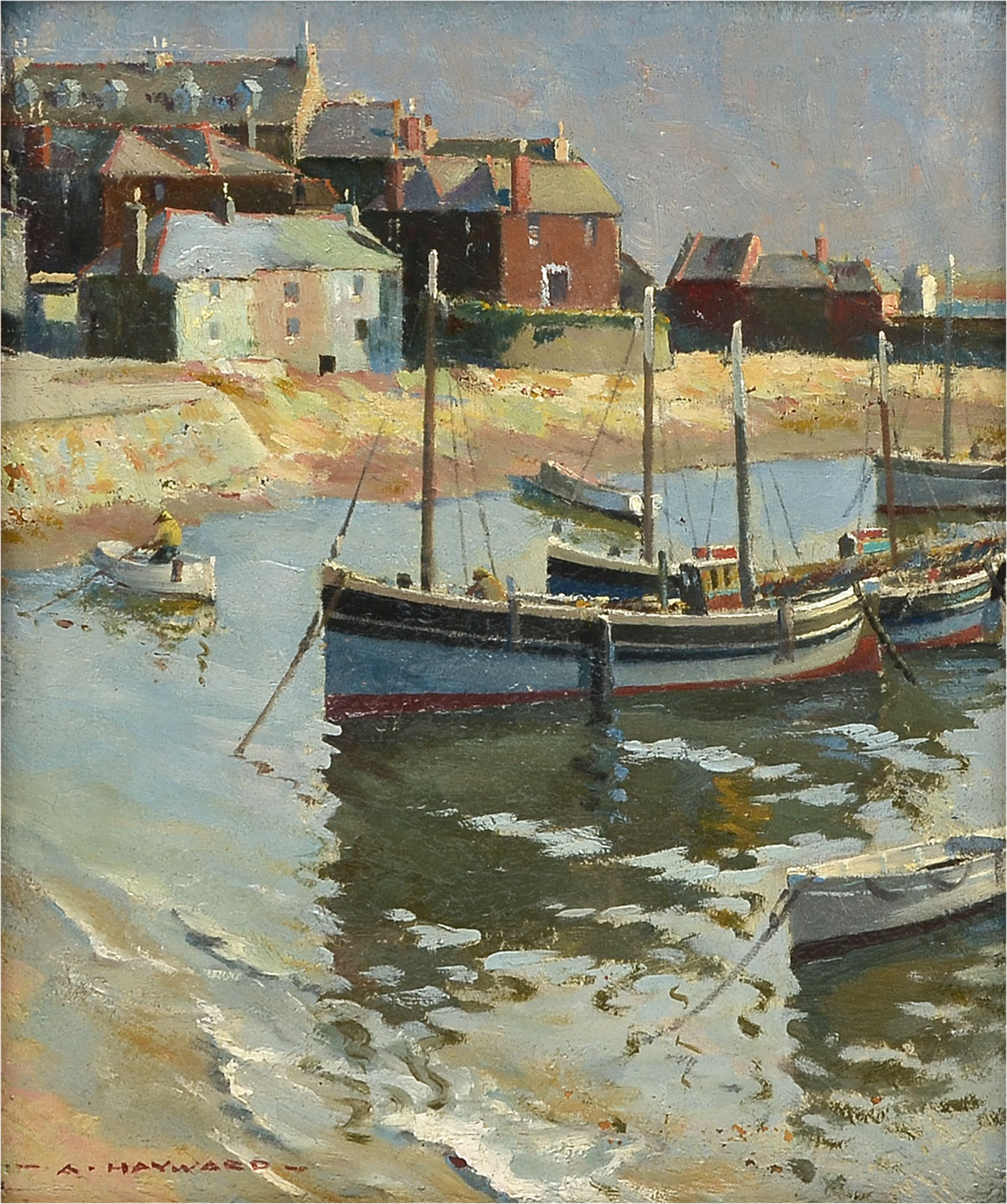 Appraisal: HAYWARD Arthur U K - ''A Corner of the Harbour