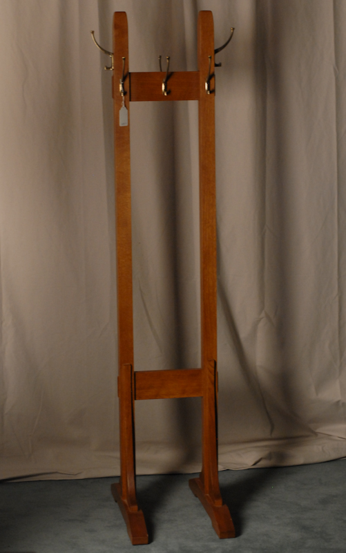 Appraisal: Stickley Oak Coat Hat Rack high wide deep