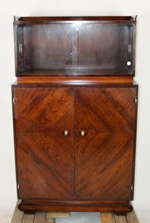 Appraisal: Italian Mid century cocktail cabinet in Rosewood Italian Mid th