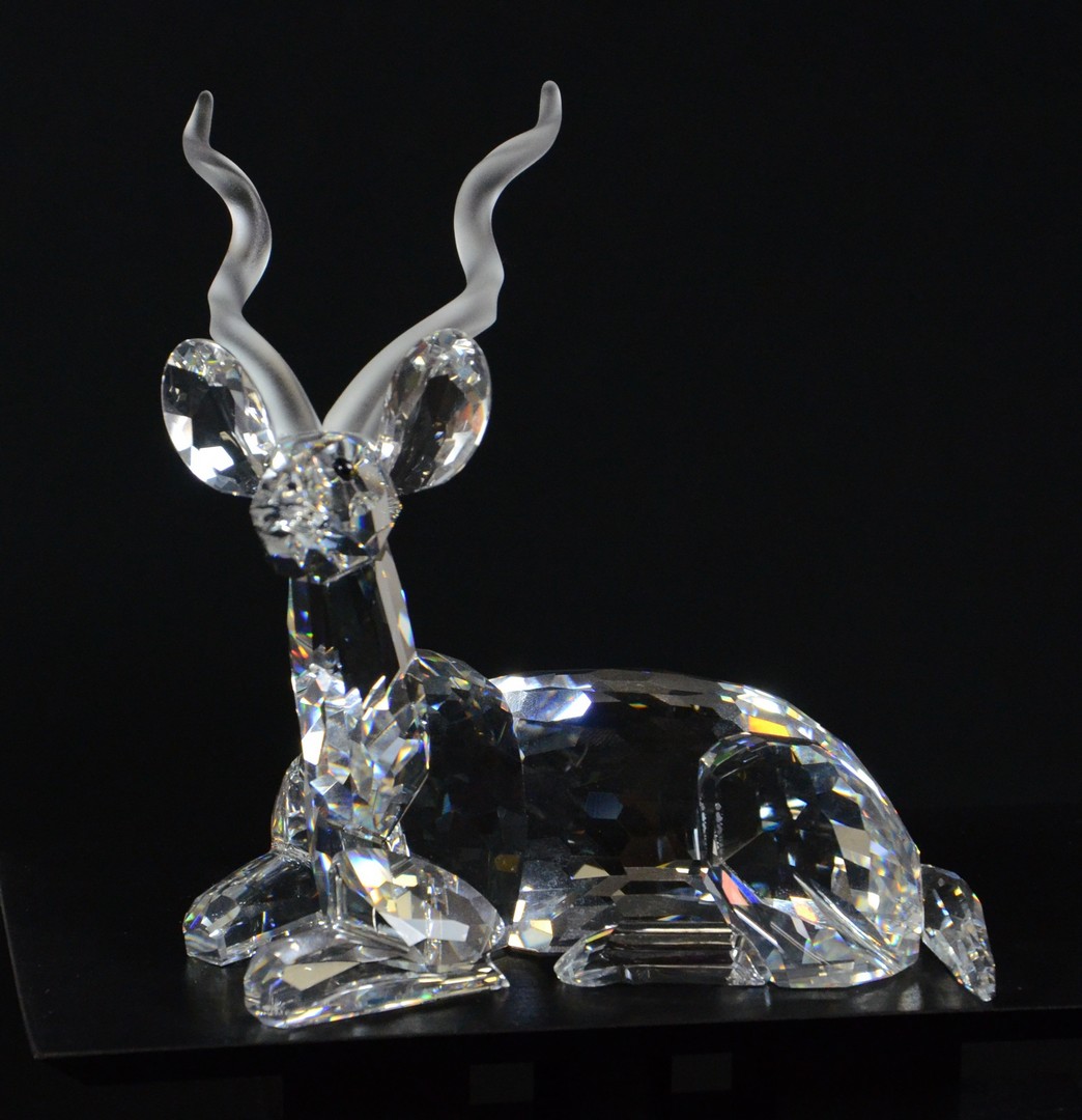 Appraisal: Swarovski Collectors Society Annual Edition Inspiration Africa Kudu lead crystal