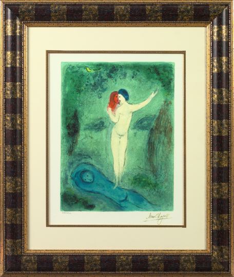 Appraisal: Marc Chagall Russian French - Daphnis and Chloe limited edition