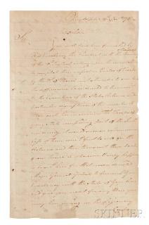 Appraisal: Washington George - Circular Letter Signed Philadelphia December Two folio