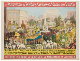 Appraisal: Barnum Bailey Greatest Show on Earth Parade Section Arabian Nights'