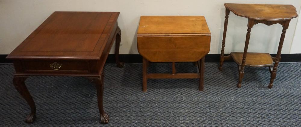 Appraisal: Chippendale Style Cherry Side Table by Pennsylvania House Maple Drop-Leaf