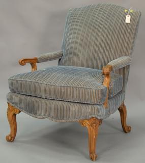 Appraisal: Baker Louis XV style armchair Baker Louis XV style armchair