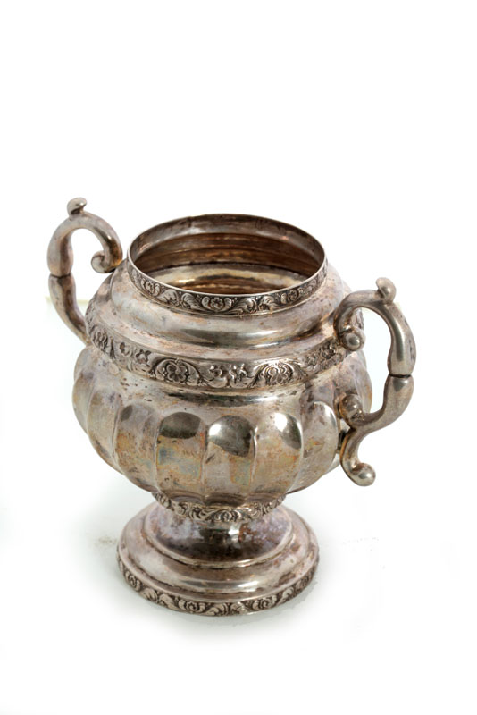 Appraisal: SILVER SUGAR BOWL American st quarter- th century Hallmark for