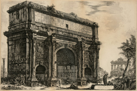 Appraisal: After Giovanni Battista Piranesi Italian - Veduta dell' Arco di