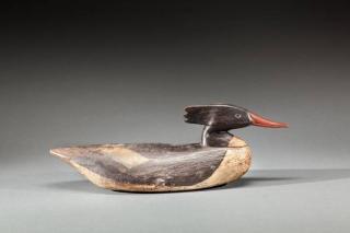 Appraisal: Merganser Hen Long Island NYc A traditional South Bay decoy