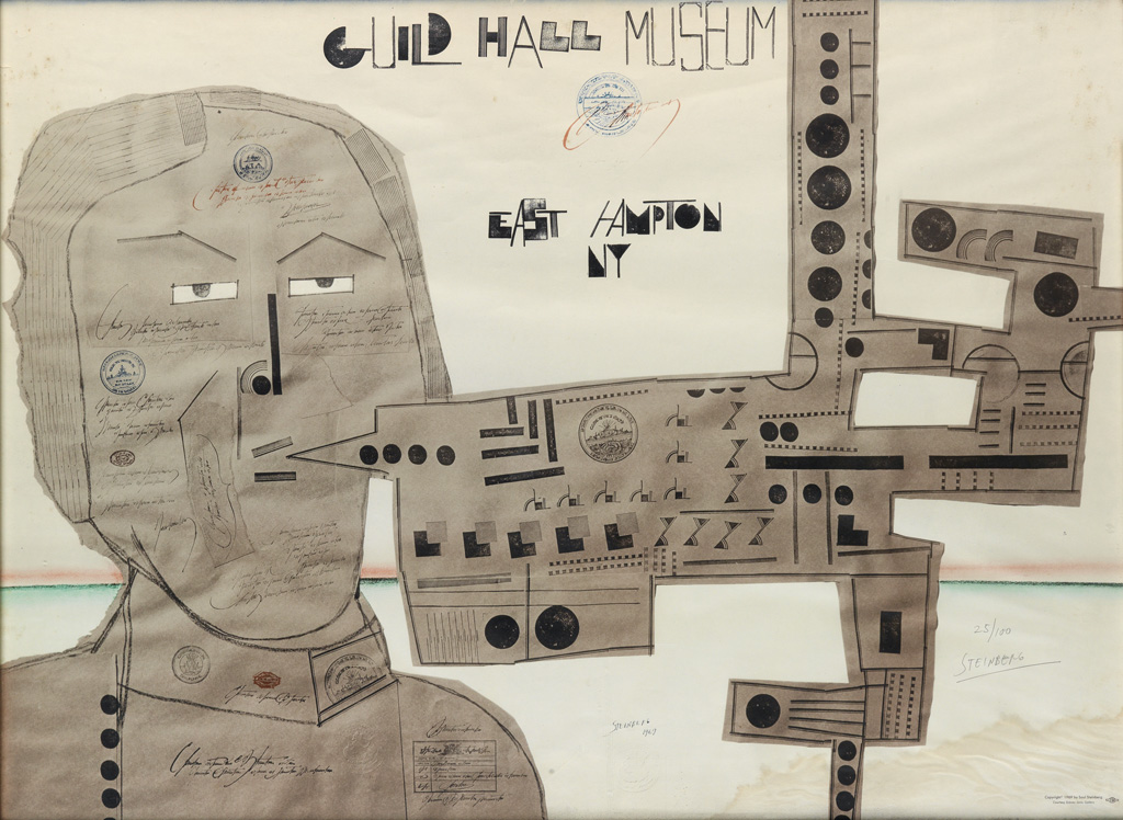 Appraisal: SAUL STEINBERG - GUILD HALL MUSEUM EAST HAMPTON NY x