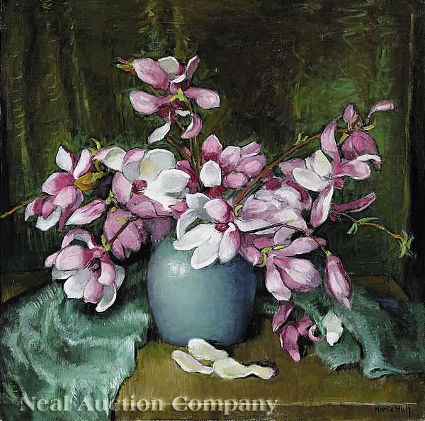 Appraisal: Marie Atkinson Hull American Mississippi - Still Life of Magnolias