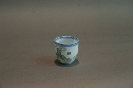 Appraisal: A handpainted Chinese eggshell porcelain cup