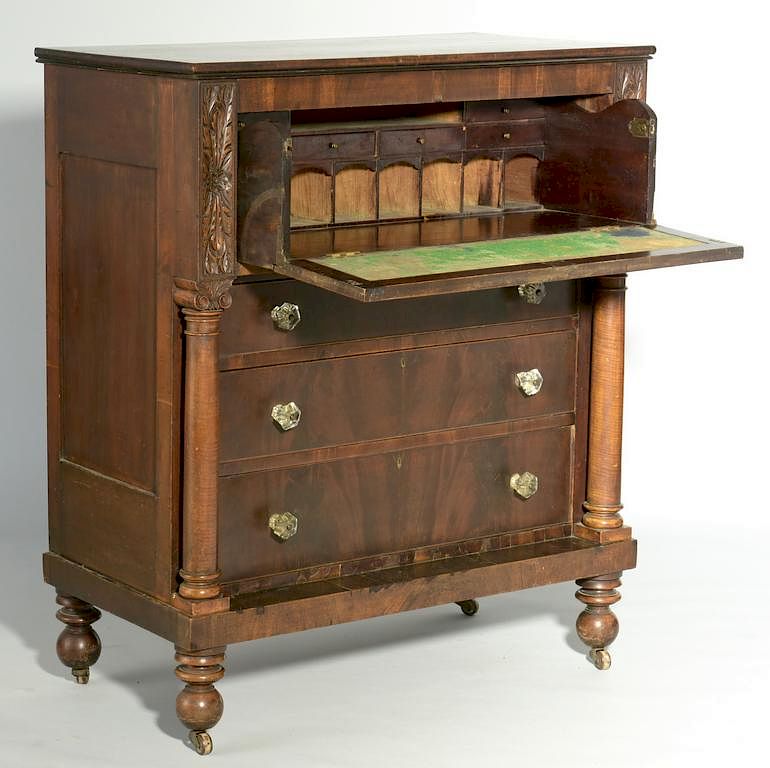 Appraisal: Classical Desk Devon Farm history Classical butler's desk originally belonging