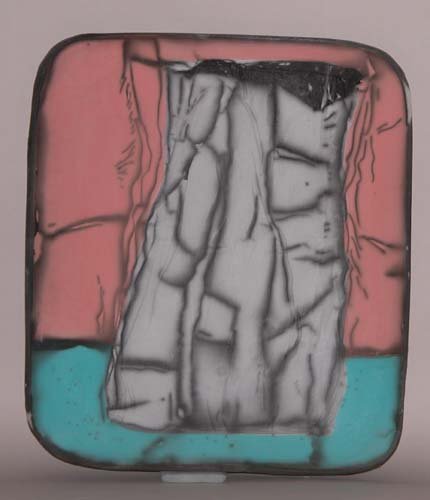 Appraisal: Wall Relief Ceramic on Ceramic Caplan Jerry x x inches