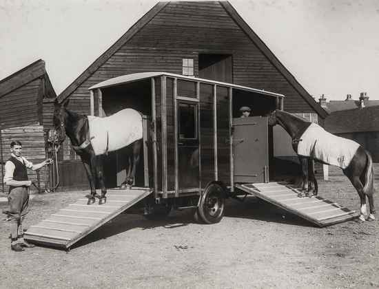 Appraisal: Trade Catalogue - Photograph Album of Horseboxes silver gelatin prints