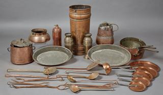 Appraisal: Group of Twenty-Eight Pieces of French Metalware th and th