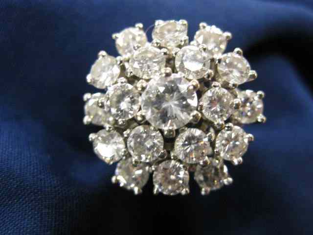 Appraisal: Diamond Ring diamonds totaling carats all high grade k white