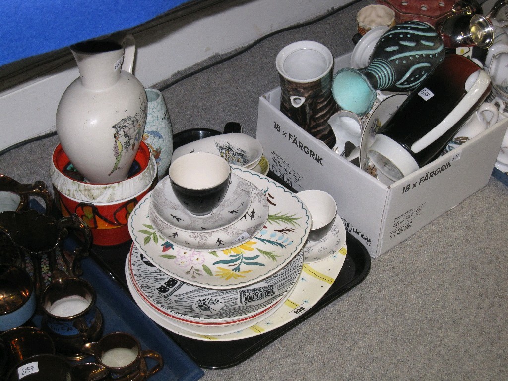 Appraisal: Lot comprising a tray and a box of assorted s