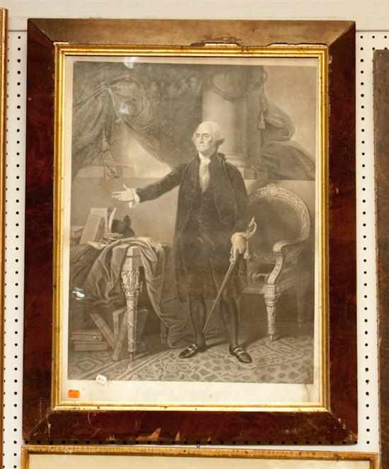 Appraisal: After Gilbert Stuart H S Sadd engraver ''George Washington'' J