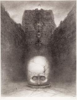 Appraisal: A PORTFOLIO OF PRINTS BY ZDZISLAW BEKSINSKI POLISH - A