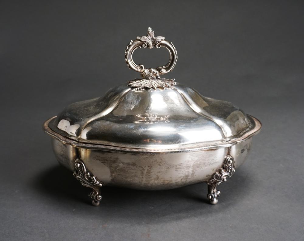 Appraisal: BALL TOMPKINS BLACK COIN SILVER COVERED TUREEN OZTBall Tompkins Black