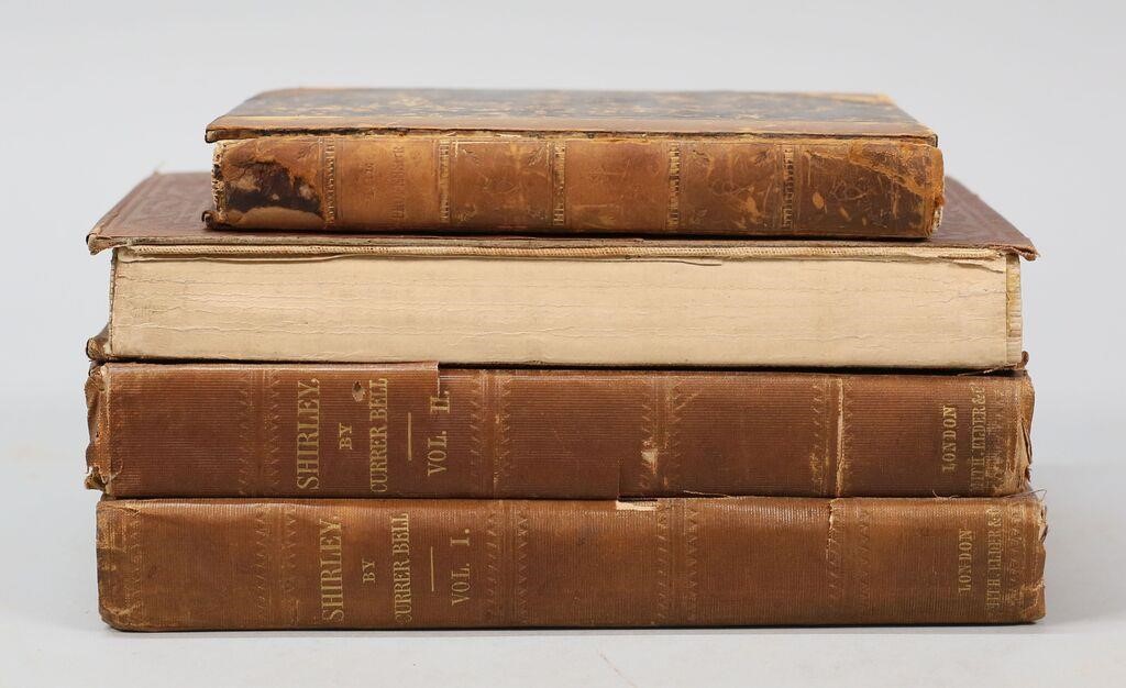 Appraisal: Currer Bell Charlotte Bronte England - first edition books Shirley