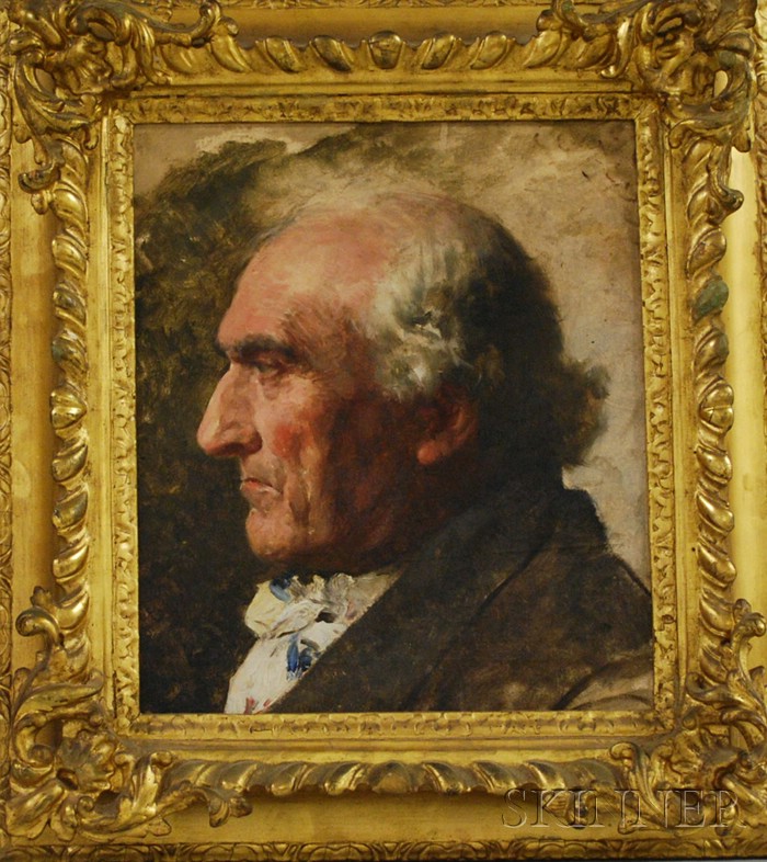 Appraisal: American School th Century Portrait of a Gentleman Unsigned the