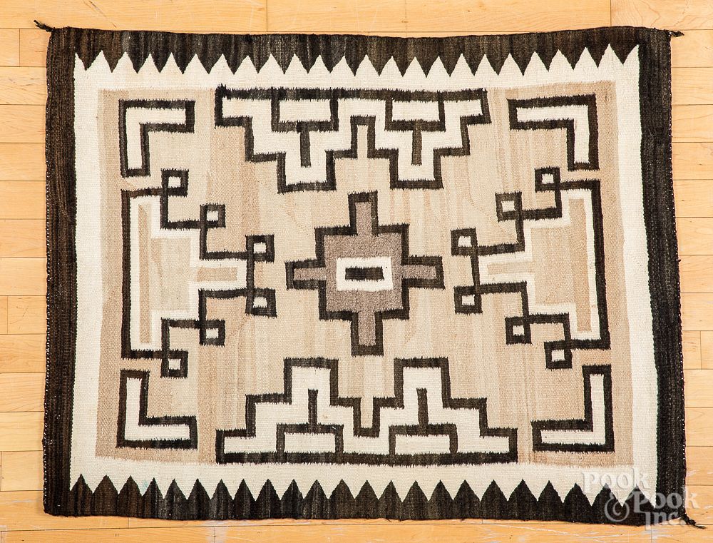 Appraisal: Navajo Indian rug x Navajo Indian rug x Provenance The