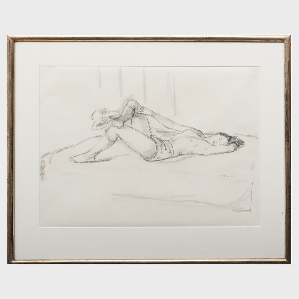 Appraisal: Alexander Brook - Untitled Pencil on paper signed 'A Brook'