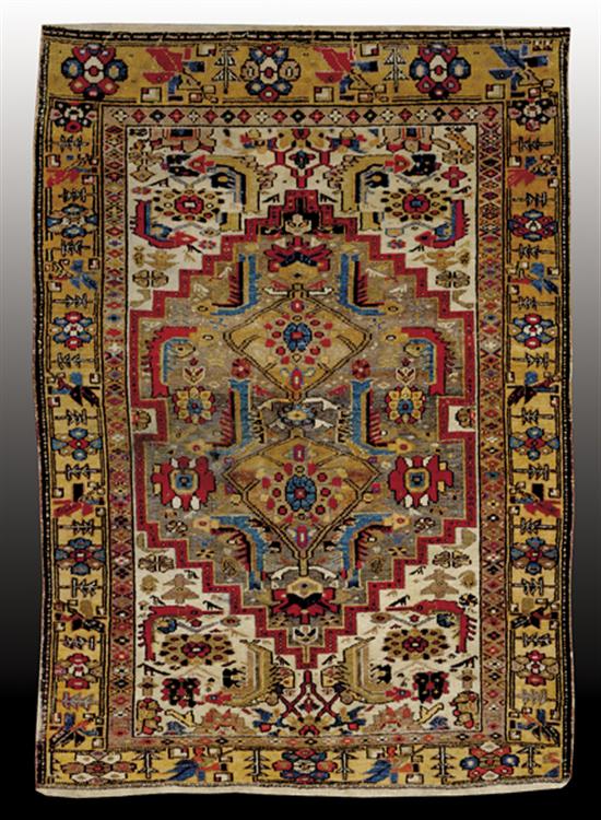 Appraisal: Antique Heriz carpet circa ' x '