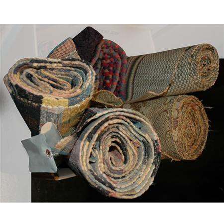 Appraisal: Group of Eighteen Textiles and Rugs Estimate -